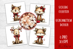 Valentines Day square coasters |love funny sublimation Product Image 1