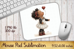 Valentines Day Mouse Pad | Heart Balloons Mousepad Product Image 1