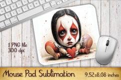 Valentines Day Mouse Pad | Heart Balloons Mousepad Product Image 1