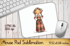 Valentines Day Mouse Pad | Heart Balloons Mousepad Product Image 1