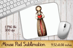 Valentines Day Mouse Pad | Heart Balloons Mousepad Product Image 1