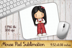 Valentines Day Mouse Pad | Heart Balloons Mousepad Product Image 1