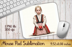 Valentines Day Mouse Pad | Heart Balloons Mousepad Product Image 1