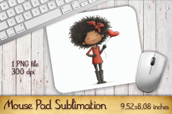 Valentines Day Mouse Pad | Heart Balloons Mousepad Product Image 1