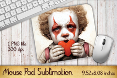 Valentines Day Mouse Pad | Heart Balloons Mousepad Product Image 1