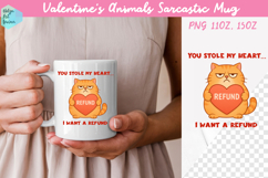 Valentine's Animals Sarcastic Mug 15 oz and 11 oz Product Image 1