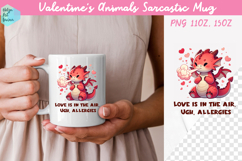 Valentine's Animals Sarcastic Mug 15 oz and 11 oz Product Image 1