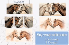 Sublimation packaging for Horse lovers mug | 15 oz. mug Product Image 1