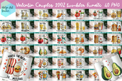 Valentine's day Tumbler 20 oz Sublimation, Funny Couples PN Product Image 1