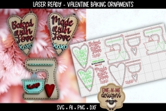 Baked With Love Stand Mixer Laser Ready SVG | Valentine SVG Product Image 2