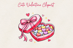 Valentine Clipart PNG | Cute Love BUNDLE Product Image 5