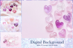 Heart Valentines Background Love Wallpaper Bokeh Backdrop21 Product Image 1