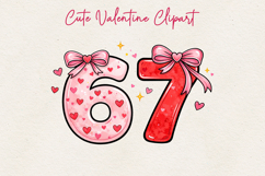 Valentine Clipart PNG | Cute Love BUNDLE Product Image 11
