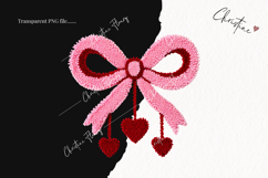 Faux Latch Hook Valentine Clipart | Valentine's Day PNG Product Image 2