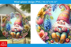 Gnome wind spinner PNG Spring Garden Wind spinners Product Image 1