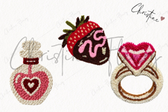 Faux Latch Hook Valentine Clipart | Valentine's Day PNG Product Image 3