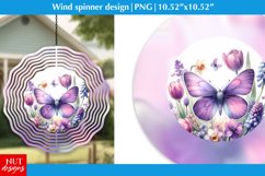 Spring Wind spinner design Butterfly Spring sublimation Product Image 1