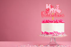 valentine 3D cake topper SVG PNG PDF JPG DXF EPS cutting files for cricut and silhouette
