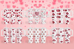 valentine themed 40oz tumbler wrap design featuring valentine style artwork available as digital files ready to download for crafting and decor projects