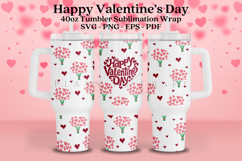 valentine themed 40oz tumbler wrap design featuring valentine style artwork available as digital files ready to download for crafting and decor projects