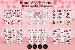 valentine themed 40oz tumbler wrap design featuring valentine style artwork available as digital files ready to download for crafting and decor projects