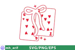 Valentine 67 Card SVG PNG T-shirt Design Product Image 2