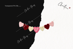 Faux Latch Hook Valentine Clipart | Valentine's Day PNG Product Image 2