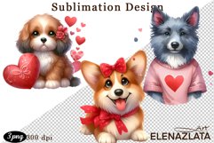 Valentines Day clipart|Cute animals clipart Product Image 1