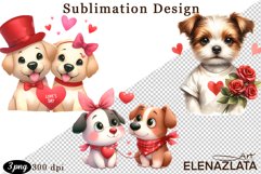 Valentines Day clipart|Cute animals clipart Product Image 1