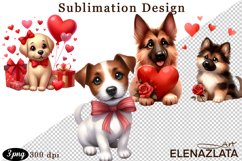 Valentines Day clipart|Cute animals clipart Product Image 1