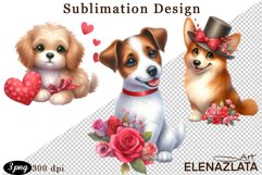 Valentines Day clipart|Cute animals clipart Product Image 1