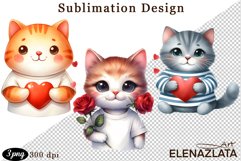 Valentines Day clipart|Cute animals clipart Product Image 1