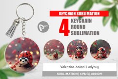 Keychain Valentine Animal Ladybug Product Image 1