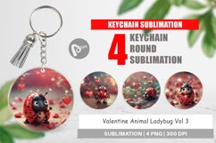 Keychain Valentine Animal Ladybug Product Image 1