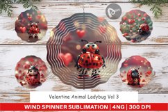 Wind Spinner Valentine Animal Ladybug Product Image 1