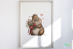 Valentine Animals Clipart Product Image 5