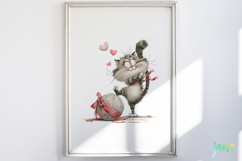 Valentine Animals Clipart Product Image 4