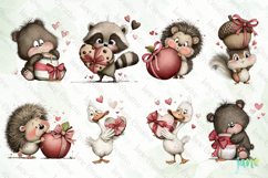 Valentine Animals Sublimation Bundle Product Image 2