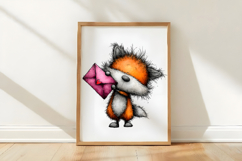 Valentine Animals Clipart Sublimation Product Image 3