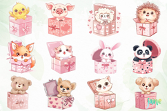 Valentine Animals In Boxes Product Image 3
