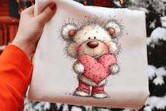 Valentine Cat Clipart Product Image 2