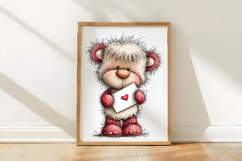 Valentine Cat Clipart Product Image 3