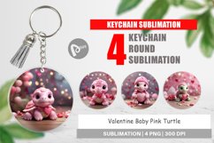 Keychain Valentine Baby Turtle Product Image 1