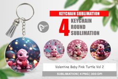 Keychain Valentine Baby Turtle Product Image 1