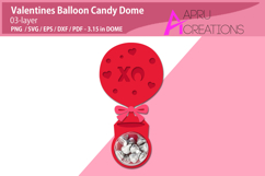 Valentines Balloon Candy Dome Holder Product Image 3