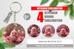 Keychain Valentine Bird Pink Product Image 1