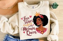 Valentine Black Girl PNG, Valentine black woman PNG Product Image 3