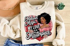 Valentine Black Girl PNG, Valentine black woman PNG Product Image 3