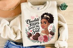 Valentine Black Girl PNG, Valentine black woman PNG Product Image 3