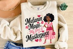 Valentine Black Girl PNG, Valentine black woman PNG Product Image 3